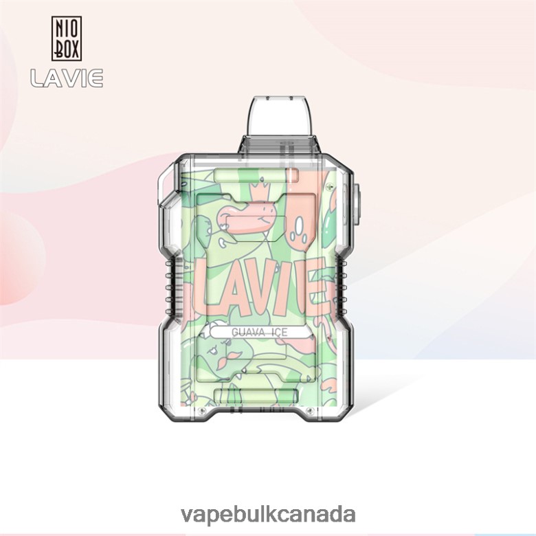 Vape Wholesale Distributor Canada - LAVIE NIO BOX 9000 Puffs BTD02L194 Guava Ice