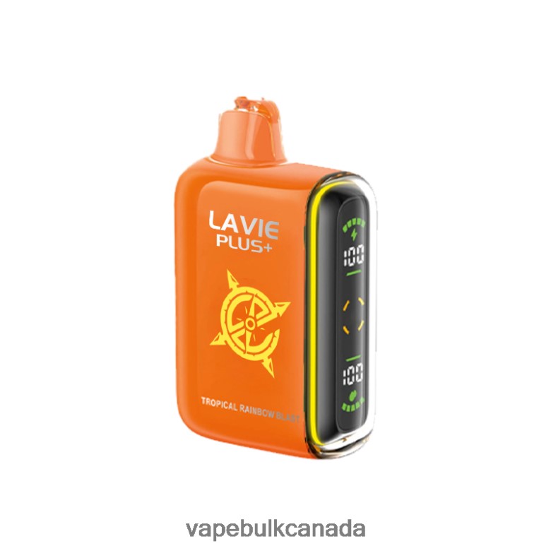 Vape Juice Wholesale Canada - LAVIE PLUS 15000 Puffs BTD02L96 Tropical Rainbow Blast