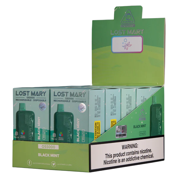466BLN106 Black Mint - Vape Juice Wholesale Canada LOST MARY OS5000