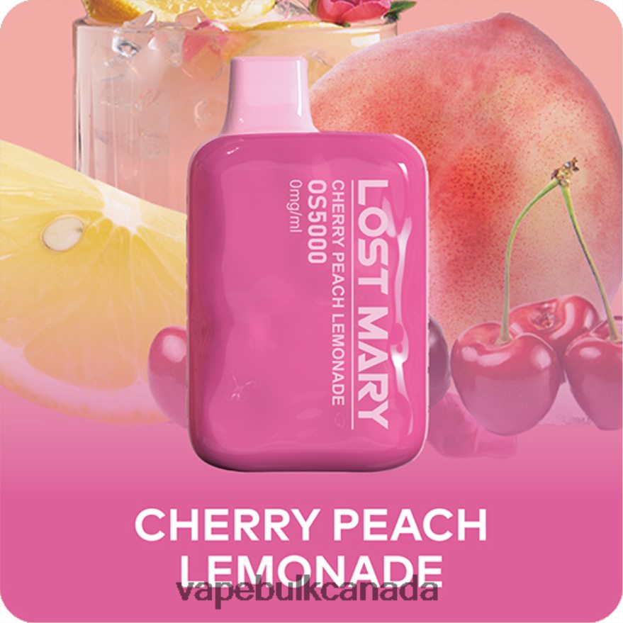466BLN511 Cherry Peach Lemonade - E Cigarette Wholesale LOST MARY OS5000 0mg/ml