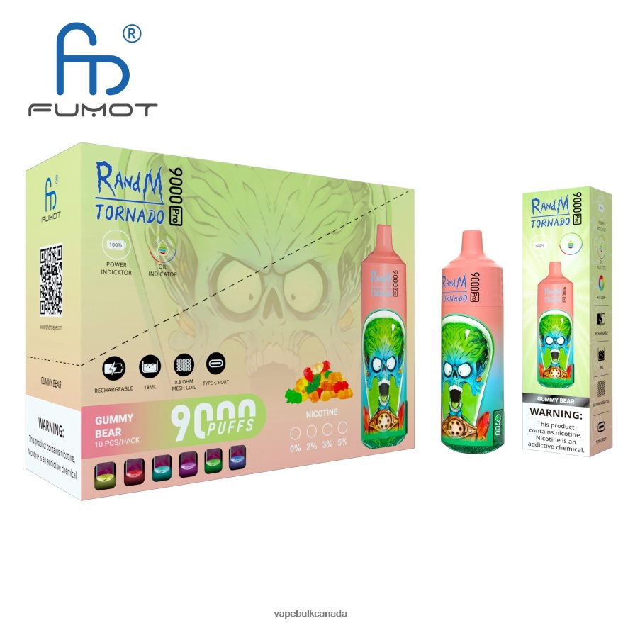 466BLN2 Disposable - Vape Wholesale Canada RandM Tornado 9000 5%