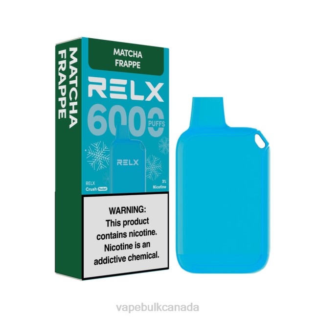 Vape Wholesale Near Me - RELX Crush Pocket 6000 Icy Matcha Frappe HDLX17
