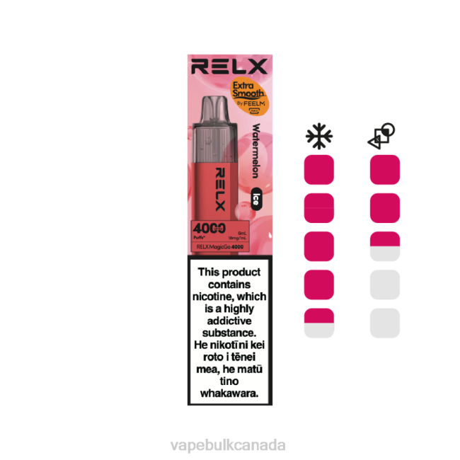 Vape Wholesale Near Me - RELX MagicGo 4000 Disposable Vape Watermelon (Ice) HDLX7