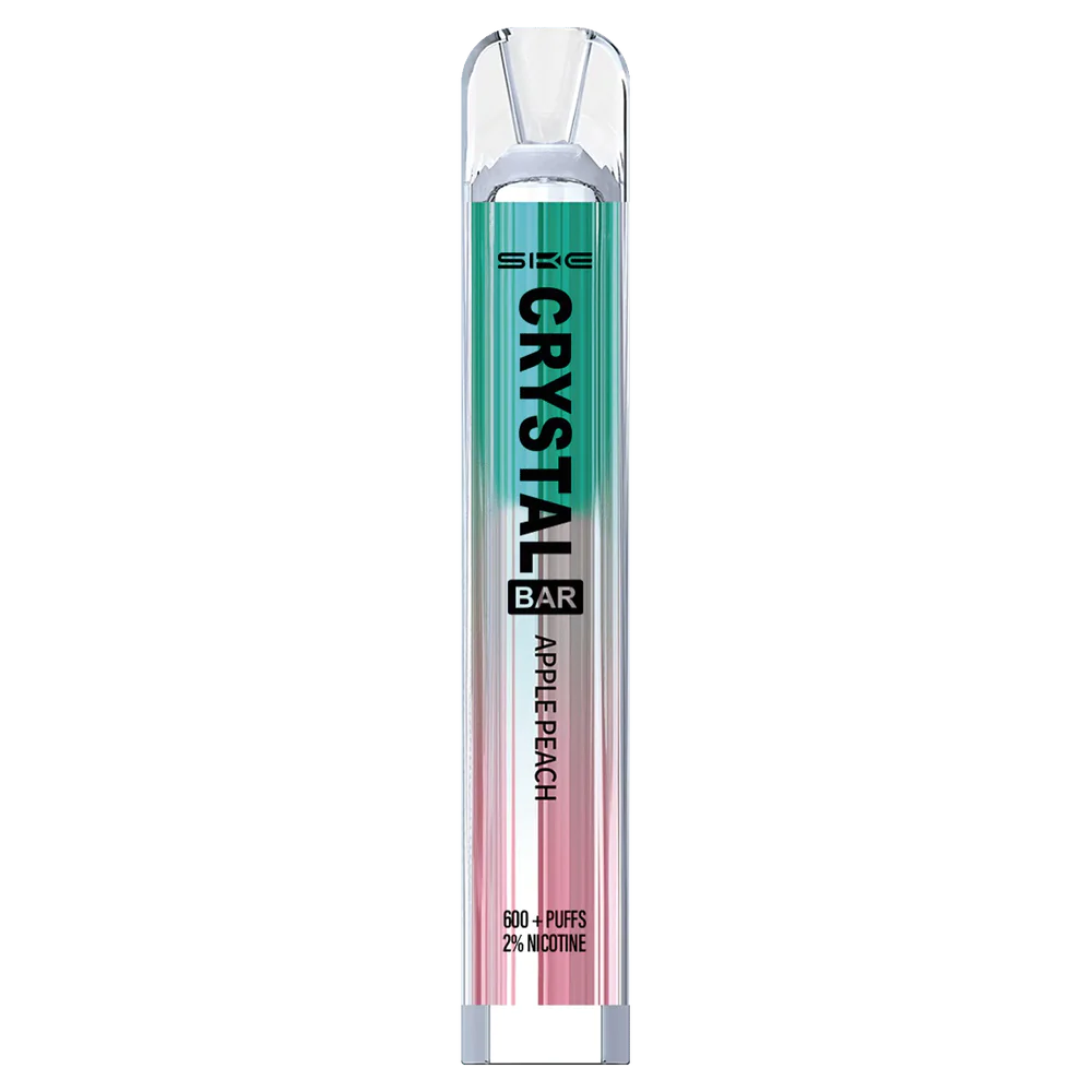 466BLN266 Apple Peach - Vape Juice Wholesale Canada SKE Crystal Bar Disposable Vape 600 Puffs