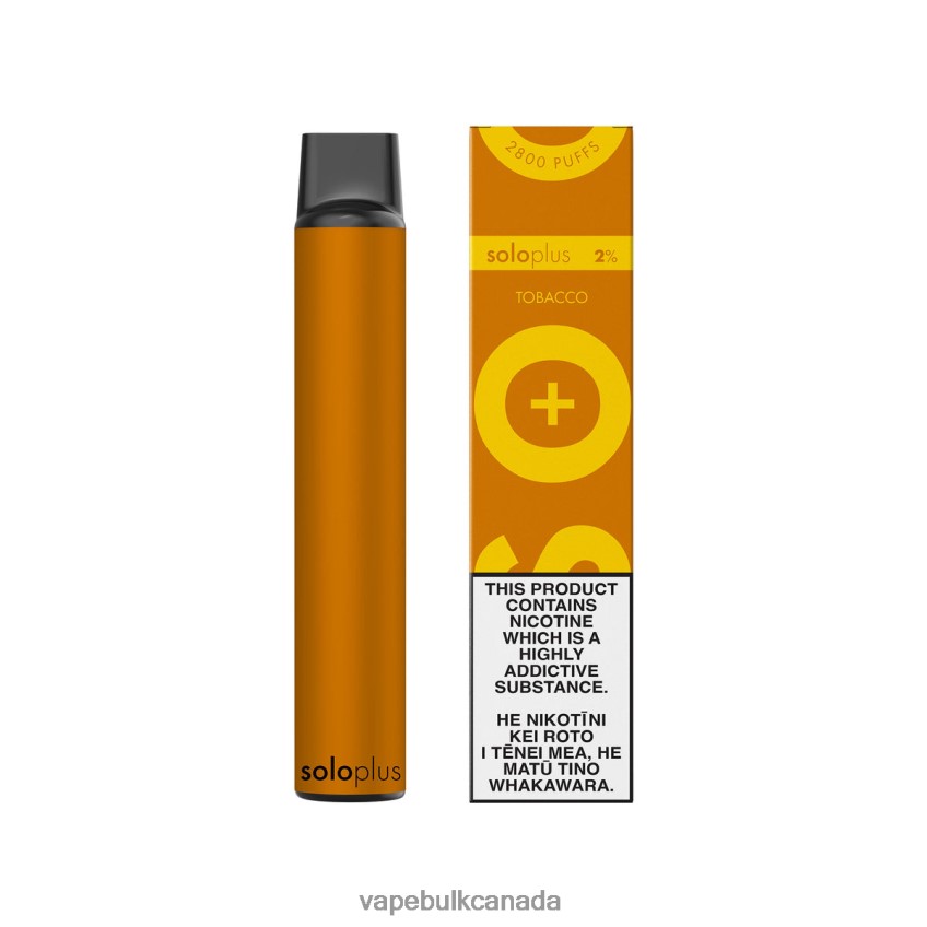 Vape Wholesale Distributor Canada - Solo Plus Disposable Vape Tobacco 8N82J824