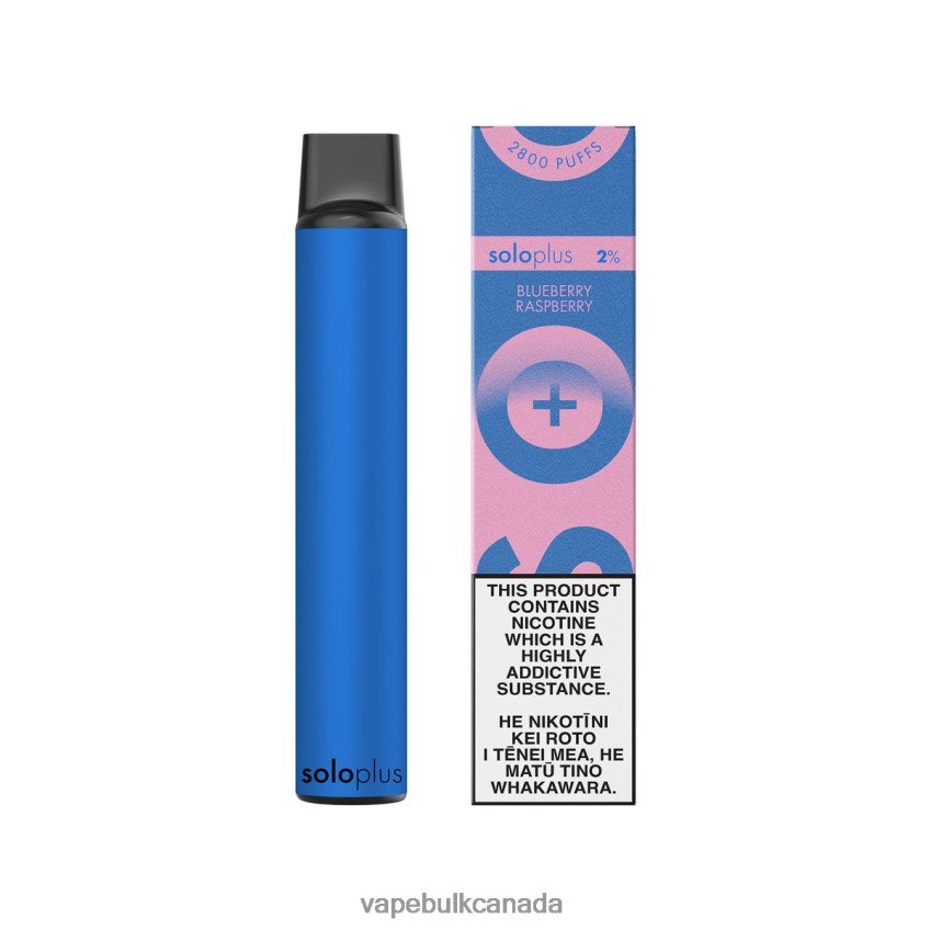 Vape Wholesale Supplier Canada - Solo Plus Disposable Vape Paradise Collection Blueberry Raspberry 8N82J839