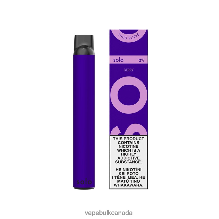Vape Juice Wholesale Canada - Solo Disposable Vape Berry 8N82J816