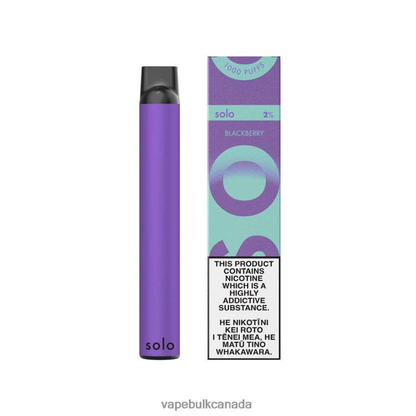 Vape Wholesale Canada - Solo Disposable Vape Paradise Collection Blackberry 8N82J822