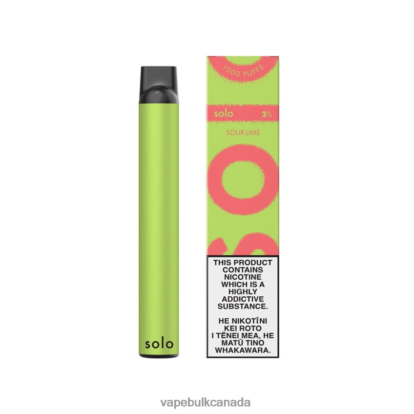 Vape Wholesale - Solo Disposable Vape Sour Lime 8N82J818