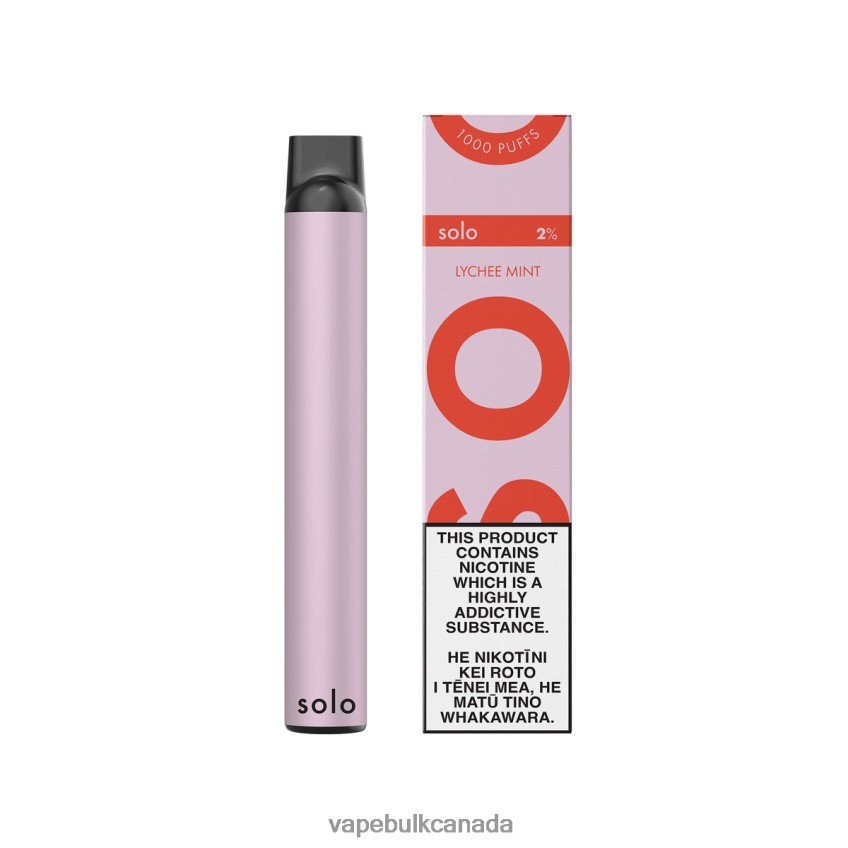 Vape Wholesale Supplier Canada - Solo Disposable Vape Lychee Mint 8N82J89