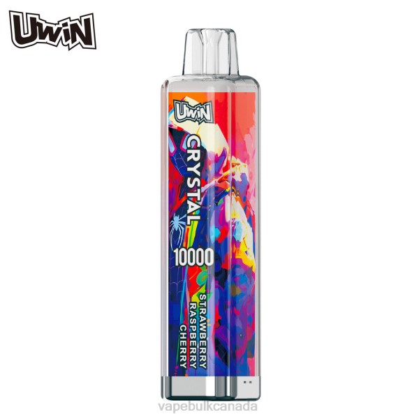 Vape Wholesale Near Me- UWIN CRYSTAL 10000 DISPOSABLE VAPE Strawberry Raspberry Cherry 28N27