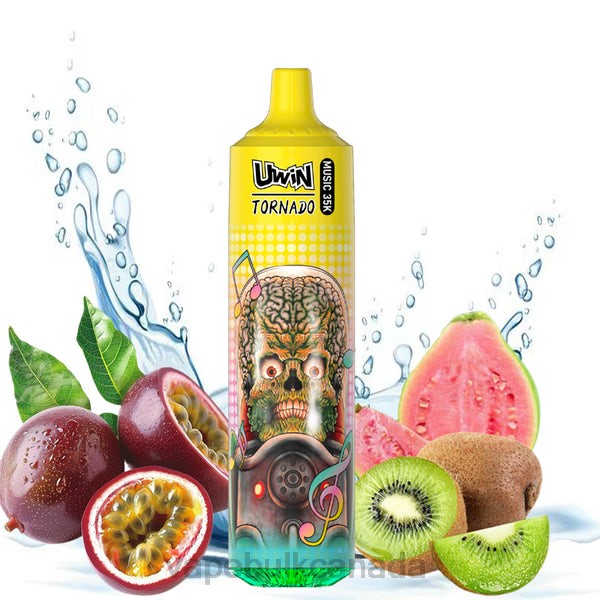 Vape Bulk Canada - UWIN CRYSTAL 35K DISPOSABLE VAPE Kiwi Passion Fruit Guava 28N223