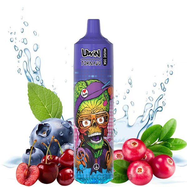 Vape Juice Wholesale Canada - UWIN CRYSTAL 35K DISPOSABLE VAPE Blueberry Cherry Cranberry 28N226