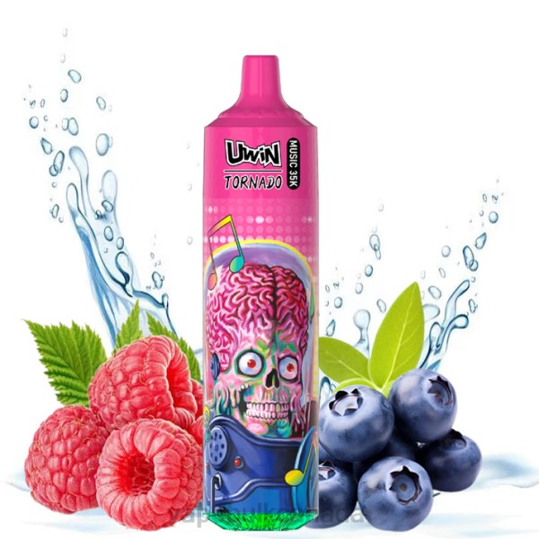 Vape Juice Wholesale Canada - UWIN CRYSTAL 35K DISPOSABLE VAPE Blueberry Raspberry 28N216