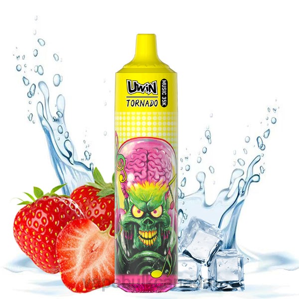 Vape Wholesale Distributor Canada - UWIN CRYSTAL 35K DISPOSABLE VAPE Strawberry Ice 28N224