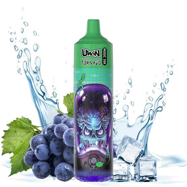 Vape Wholesale Near Me- UWIN CRYSTAL 35K DISPOSABLE VAPE Grape Ice 28N217