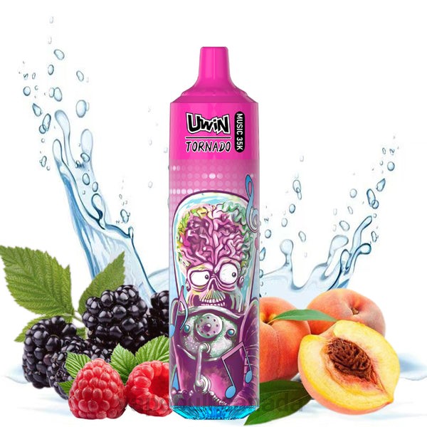 Vape Wholesale Near Me- UWIN CRYSTAL 35K DISPOSABLE VAPE Peach Berry 28N227