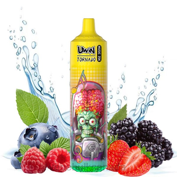 Vape Wholesale Supplier Canada - UWIN CRYSTAL 35K DISPOSABLE VAPE Mixed Berries 28N229