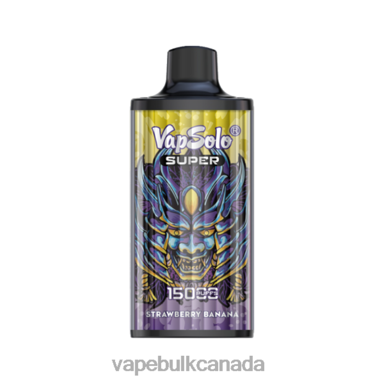 Vape Juice Wholesale Canada - Vapsolo SUPER Disposable Vape Strawberry Banana P60ZF116