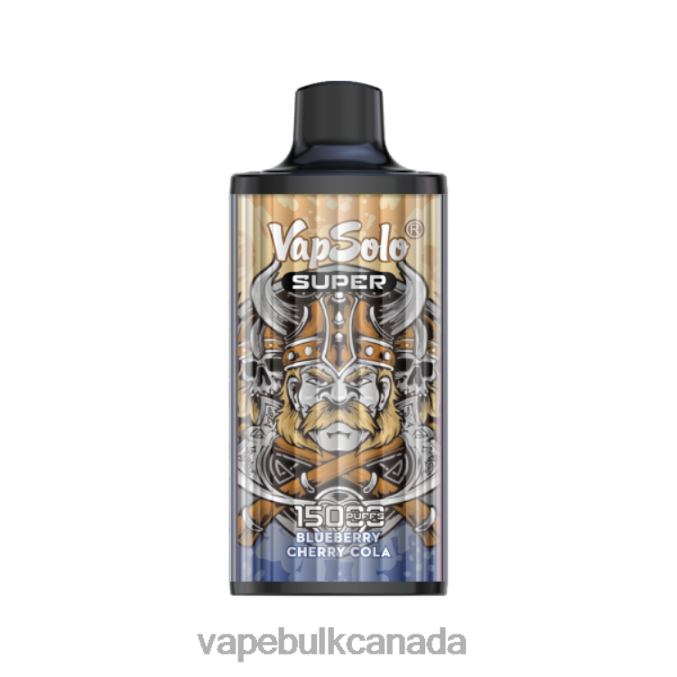 Vape Wholesale Supplier Canada - Vapsolo SUPER Disposable Vape Blueberry Cherry Cola P60ZF109