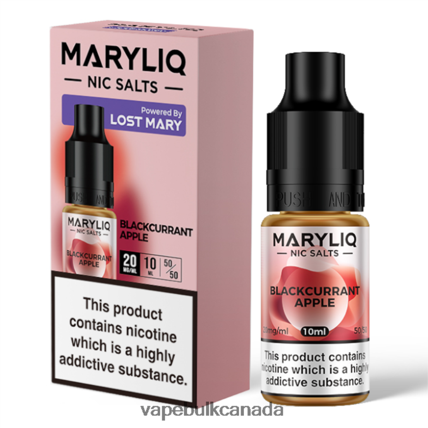466BLN440 Blackcurrant Apple - Ghost Vape Wholesale Canada LOST MARY MARYLIQ Nic Salts - 10ml - 20mg