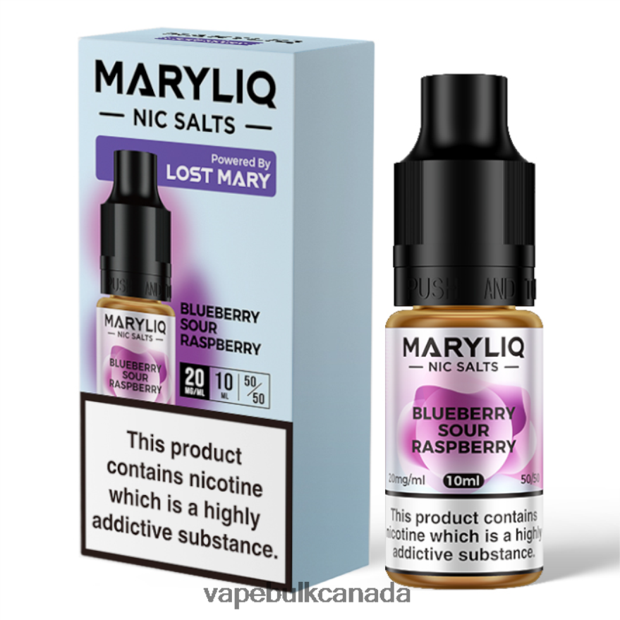 466BLN441 Blueberry Sour Raspberry - E Cigarette Wholesale LOST MARY MARYLIQ Nic Salts - 10ml - 20mg