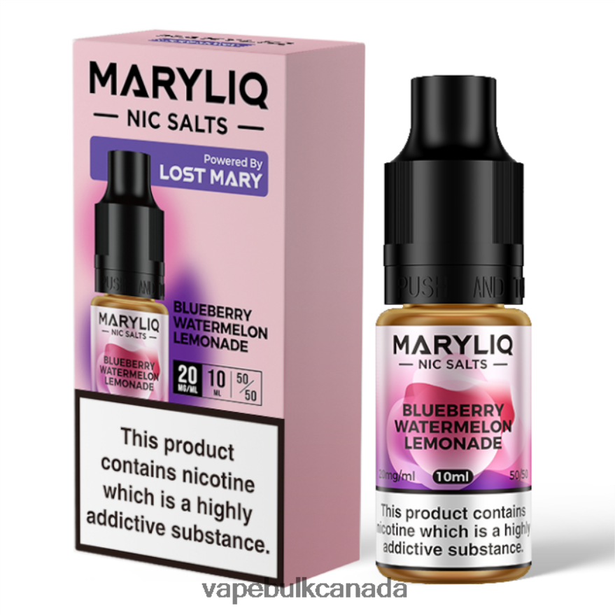466BLN442 Blueberry Watermelon Lemonade - Vape Wholesale Canada LOST MARY MARYLIQ Nic Salts - 10ml - 20mg