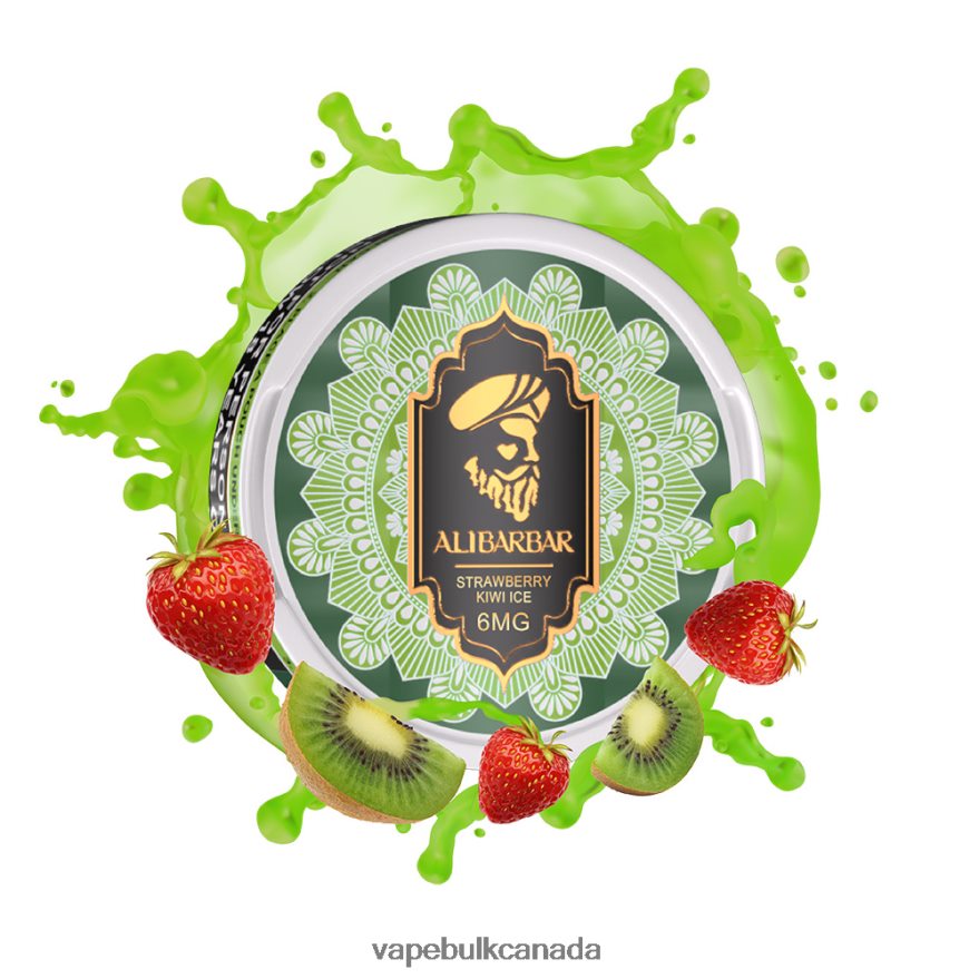 466BLN54 Strawberry Kiwi Ice - Vape Wholesale Distributor Canada ALIBARBAR Nicotine Pouch