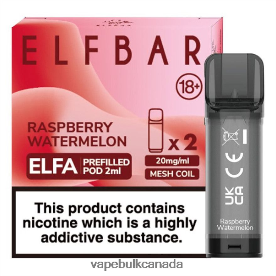 466BLN330 Raspberry Watermelon - Ghost Vape Wholesale Canada ELFBAR Elfa Pre-Filled Pod - 2ml - 20mg (2 Pack)