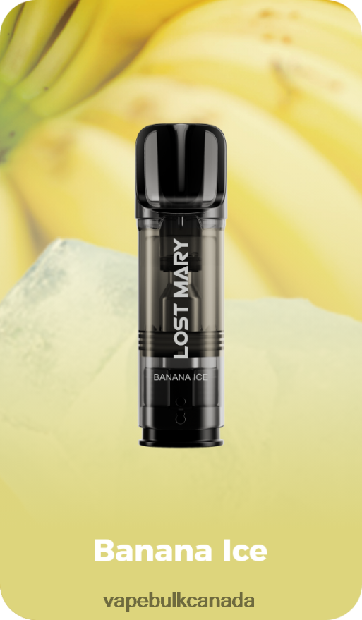 466BLN420 Banana Ice - Ghost Vape Wholesale Canada LOST MARY Tappo Pre-Filled Replacement Pods