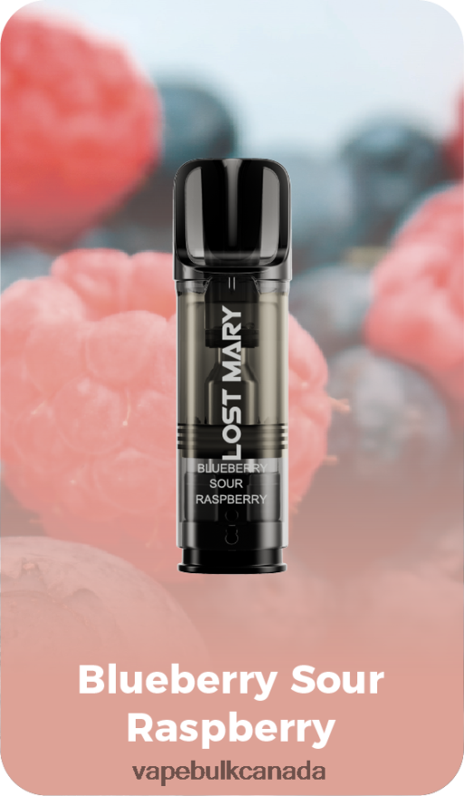 466BLN422 Blue Sour Raspberry - Vape Wholesale Canada LOST MARY Tappo Pre-Filled Replacement Pods