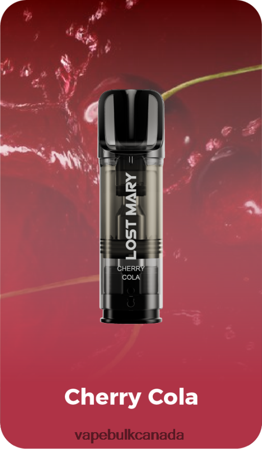 466BLN423 Cherry Cola - Vape Bulk Canada LOST MARY Tappo Pre-Filled Replacement Pods