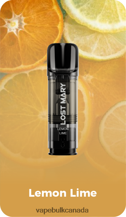 466BLN425 Lemon Lime - Disposable Vape Wholesale Canada LOST MARY Tappo Pre-Filled Replacement Pods