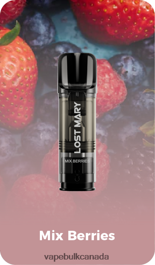466BLN427 Mix Berries - Allo Vape Wholesale Canada LOST MARY Tappo Pre-Filled Replacement Pods