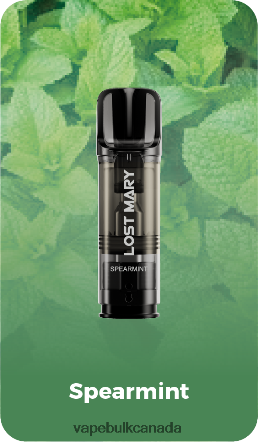 466BLN429 Spearmint - Vape Wholesale Supplier Canada LOST MARY Tappo Pre-Filled Replacement Pods