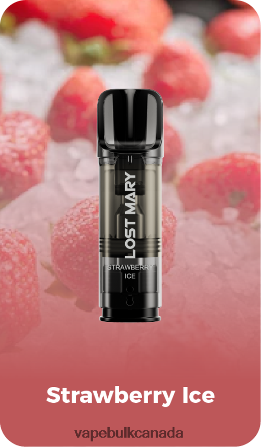 466BLN430 Strawberry Ice - Ghost Vape Wholesale Canada LOST MARY Tappo Pre-Filled Replacement Pods