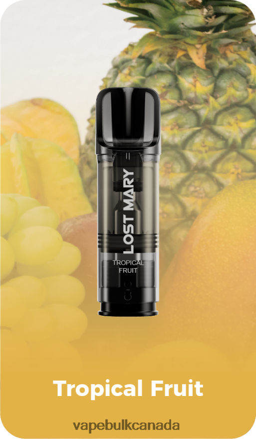 466BLN432 Tropical Fruit - Vape Wholesale Canada LOST MARY Tappo Pre-Filled Replacement Pods