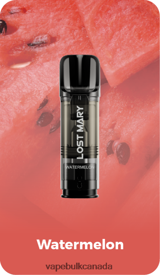 466BLN434 Watermelon - Vape Wholesale Distributor Canada LOST MARY Tappo Pre-Filled Replacement Pods