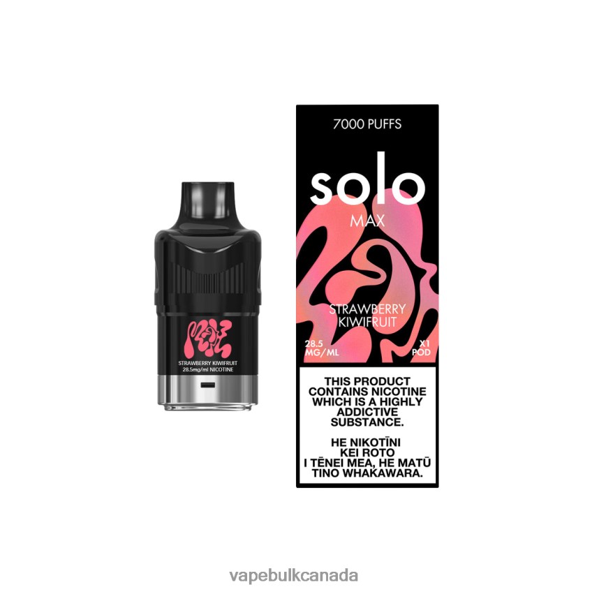 Vape Wholesale Distributor Canada - Solo MAX Pod Strawberry Kiwifruit 8N82J874