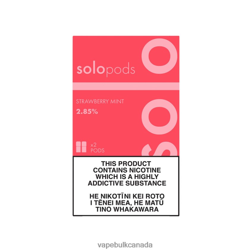 E Cig Wholesale - Solo Replacement Pod 2-Pack Strawberry Mint 8N82J860