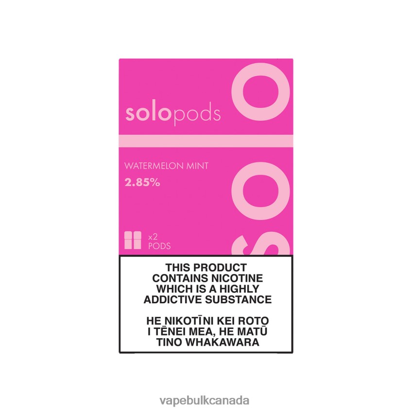 E Cigarette Wholesale - Solo Replacement Pod 2-Pack Watermelon Mint 8N82J861