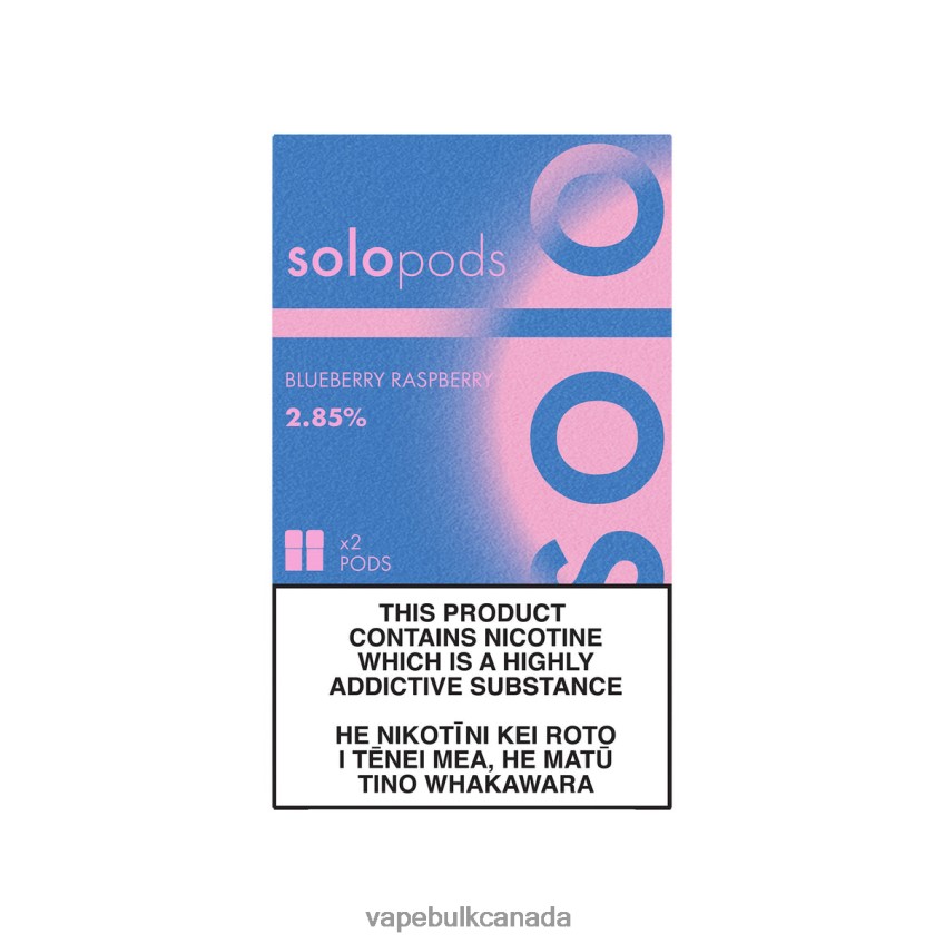 Vape Bulk Canada - Solo Replacement Pod 2-Pack Blueberry Raspberry 8N82J853