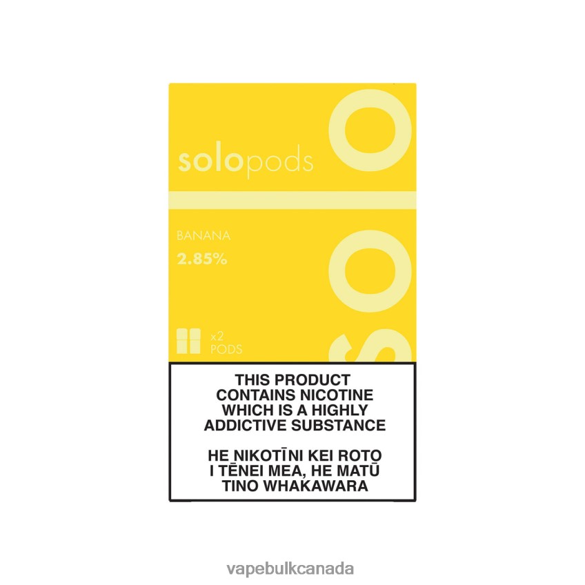 Vape Wholesale Distributor Canada - Solo Replacement Pod 2-Pack Banana 8N82J864