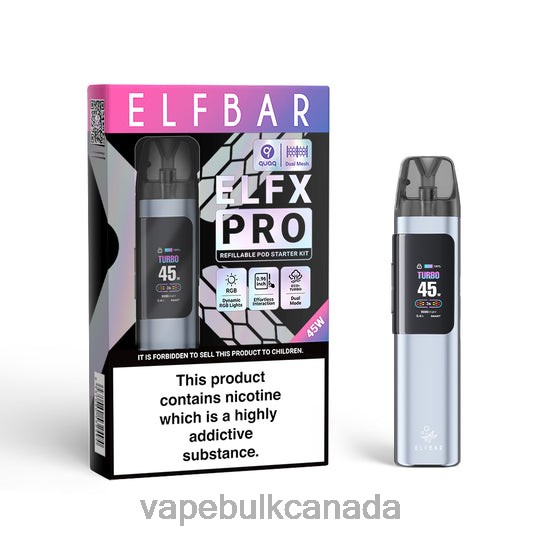 Disposable Vape Wholesale Canada - ELFBAR ELFX Pro Open Pod Device Black 6P6DF5