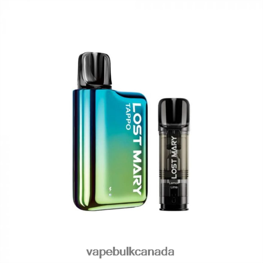 466BLN436 Blue Green X Lemon Lime - Vape Juice Wholesale Canada LOST MARY Tappo Pod Vape Kit