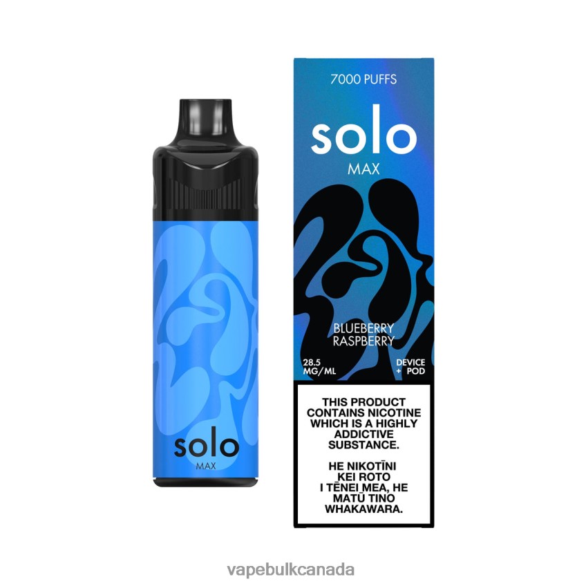 Disposable Vape Wholesale Canada - Solo MAX Pod Kit Blueberry Raspberry 8N82J865