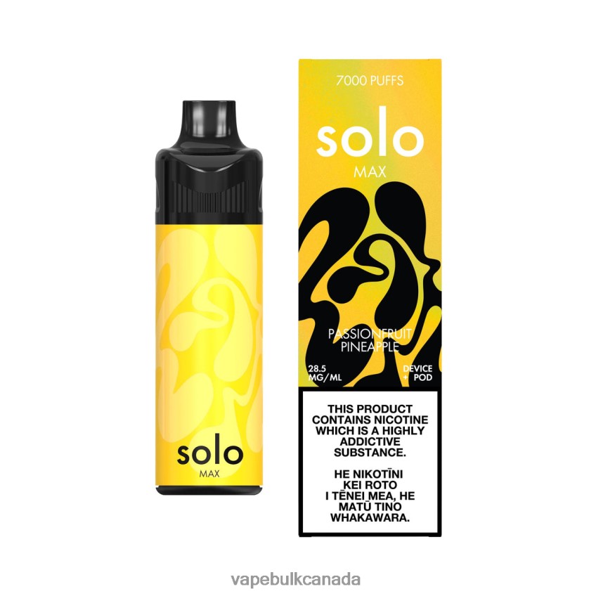 Vape Wholesale Supplier Canada - Solo MAX Pod Kit Passionfruit Pineapple 8N82J869