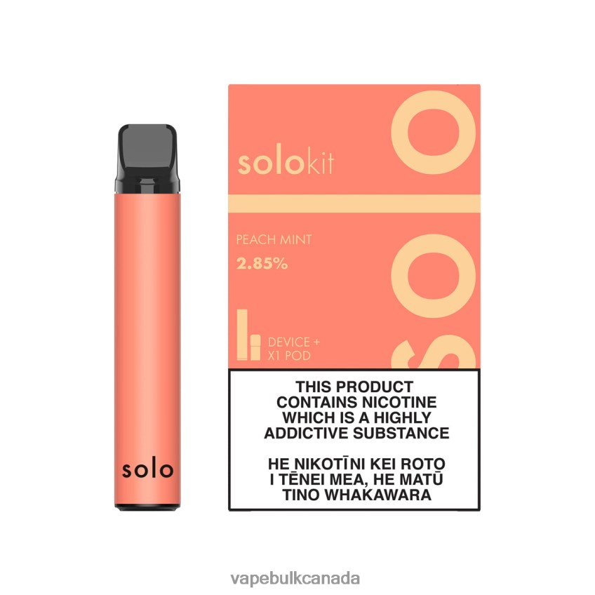 Vape Wholesale Distributor Canada - Solo Pod Kit Peach Mint 8N82J844